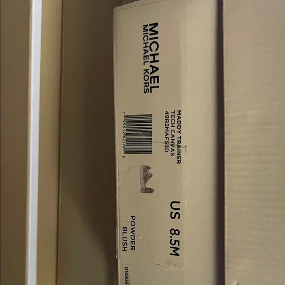 Michael Kors Women's Blush and Metallic Sneakers - Picture 7 of 7